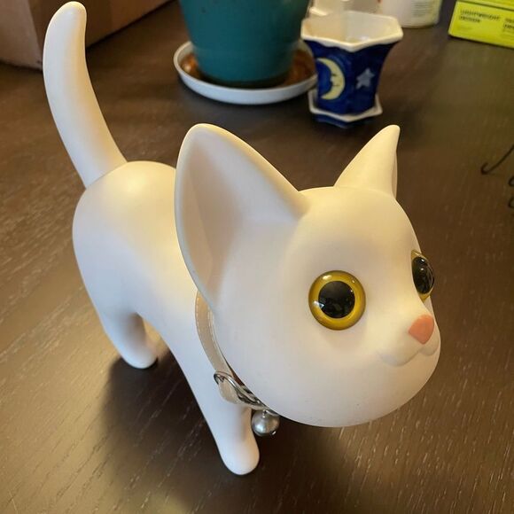Semk KAT White Cat Original Collar Bank Cute Decor SEMK KAT - Picture 14 of 16